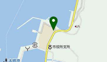 天草市立御所浦図書館の地図画像