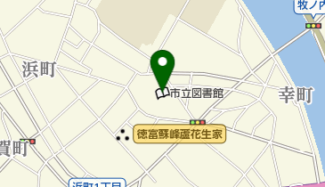 水俣市立図書館の地図画像