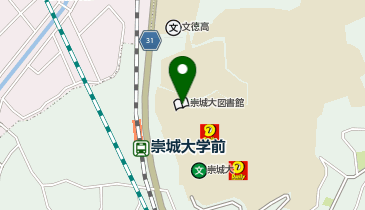崇城大学図書館の地図画像