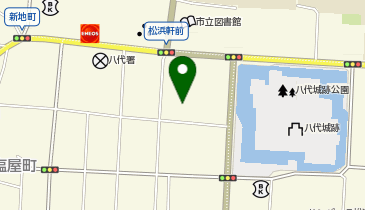 八代市民俗伝統芸能伝承館の地図画像
