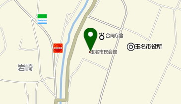 玉名市民会館の地図画像
