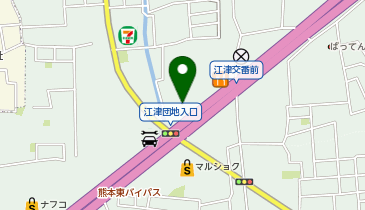家族葬のファミーユ江津ホールの地図画像