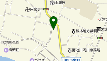 熊本日日新聞社山鹿支局の地図画像