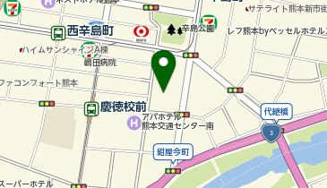 肥後銀行本店営業部の地図画像