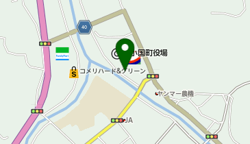 肥後銀行南小国出張所の地図画像