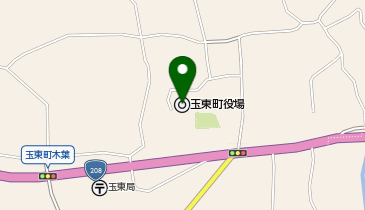 肥後銀行玉東支店の地図画像