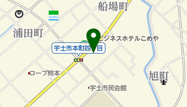 熊本信用金庫宇土支店の地図画像