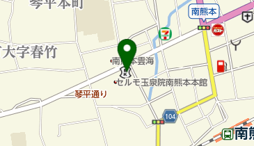 熊本信用金庫南熊本支店の地図画像