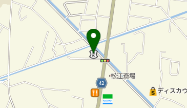 熊本中央信用金庫松江支店の地図画像