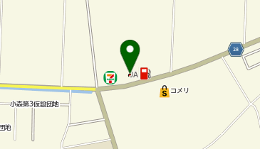 JA阿蘇西原支所の地図画像