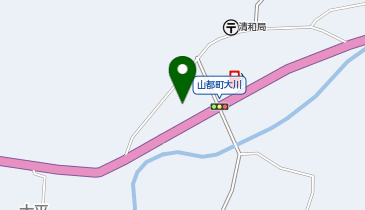 JAかみましき清和支所の地図画像