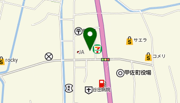 JAかみましき甲佐支所の地図画像