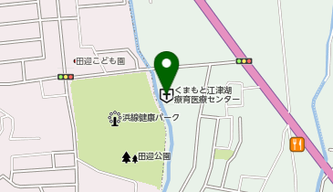くまもと江津湖療育医療センターの地図画像
