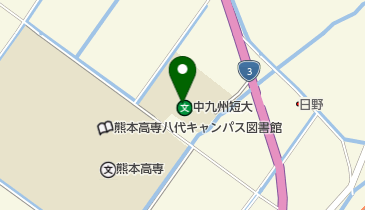 私立中九州短期大学の地図画像