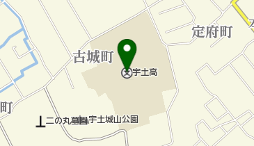 熊本県立宇土高校の地図画像