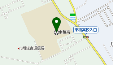 熊本県立東稜高校の地図画像