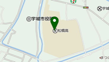 熊本県立松橋高校の地図画像