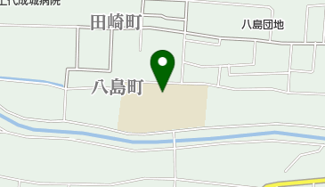 熊本市立花陵中学校の地図画像