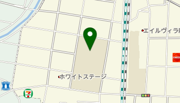 熊本市立西山中学校の地図画像