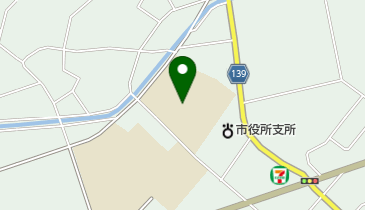 菊池市立七城中学校の地図画像