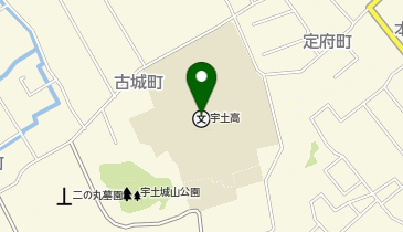 熊本県立宇土中学校の地図画像