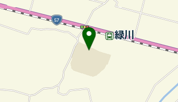 宇土市立緑川小学校の地図画像