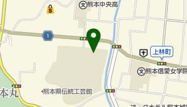 熊本市立あおば支援学校の地図画像