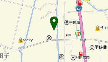 甲佐保育園の地図画像