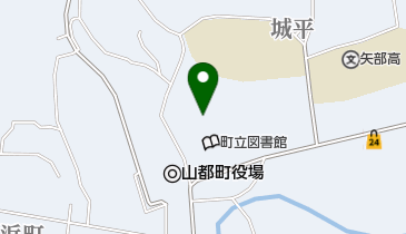 矢部同和保育園の地図画像