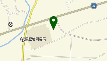 黒肥地保育園の地図画像