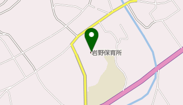 水上村立岩野保育所の地図画像