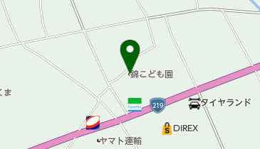 錦こども園の地図画像