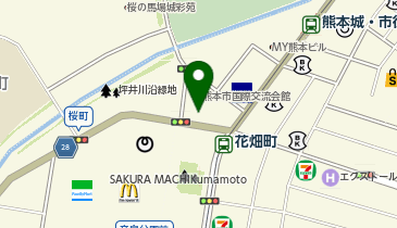 東京アカデミー熊本校の地図画像