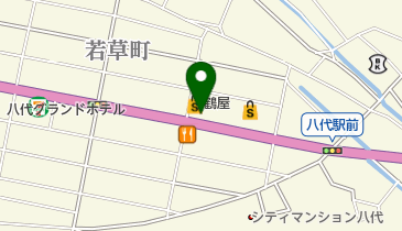 鶴屋百貨店八代店の地図画像