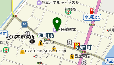 鶴屋百貨店New-Sの地図画像