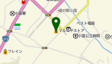 マルミヤストア小国店の地図画像