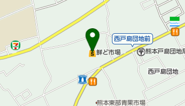 鮮ど市場東部店の地図画像