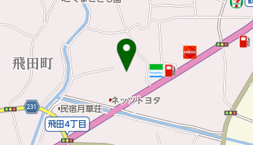 鮮ど市場飛田店の地図画像