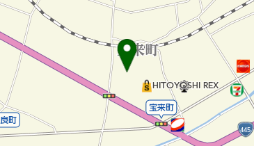 マルショク人吉店の地図画像