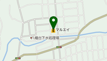 マルエイ八幡台店の地図画像