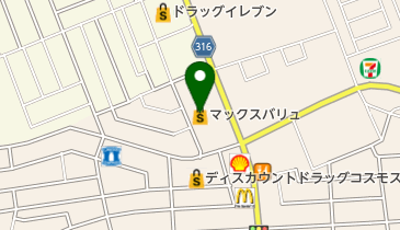 マックスバリュ光の森店の地図画像