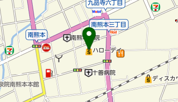 ハローデイ南熊本店の地図画像