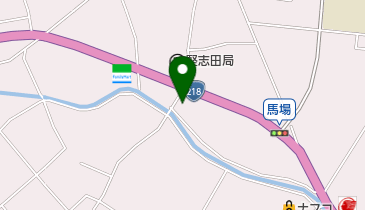 ファミリーフードありさ中央店の地図画像