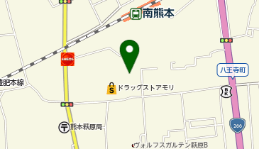 みやはらZ南熊本店の地図画像