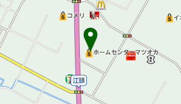 ホームセンターマツオカの地図画像