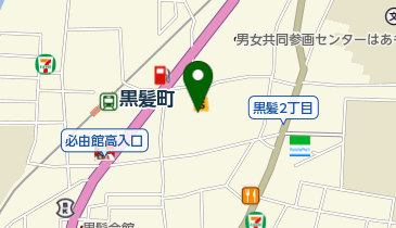 ホームプラザナフコ黒髪店の地図画像
