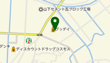 ホームセンターグッデイ山鹿店の地図画像