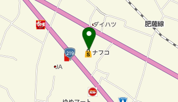 ホームプラザナフコ人吉店の地図画像
