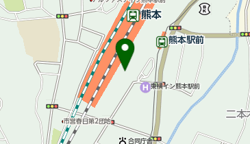 ハンズビーアミュプラザくまもと店の地図画像