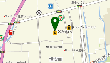 DCM本山店の地図画像